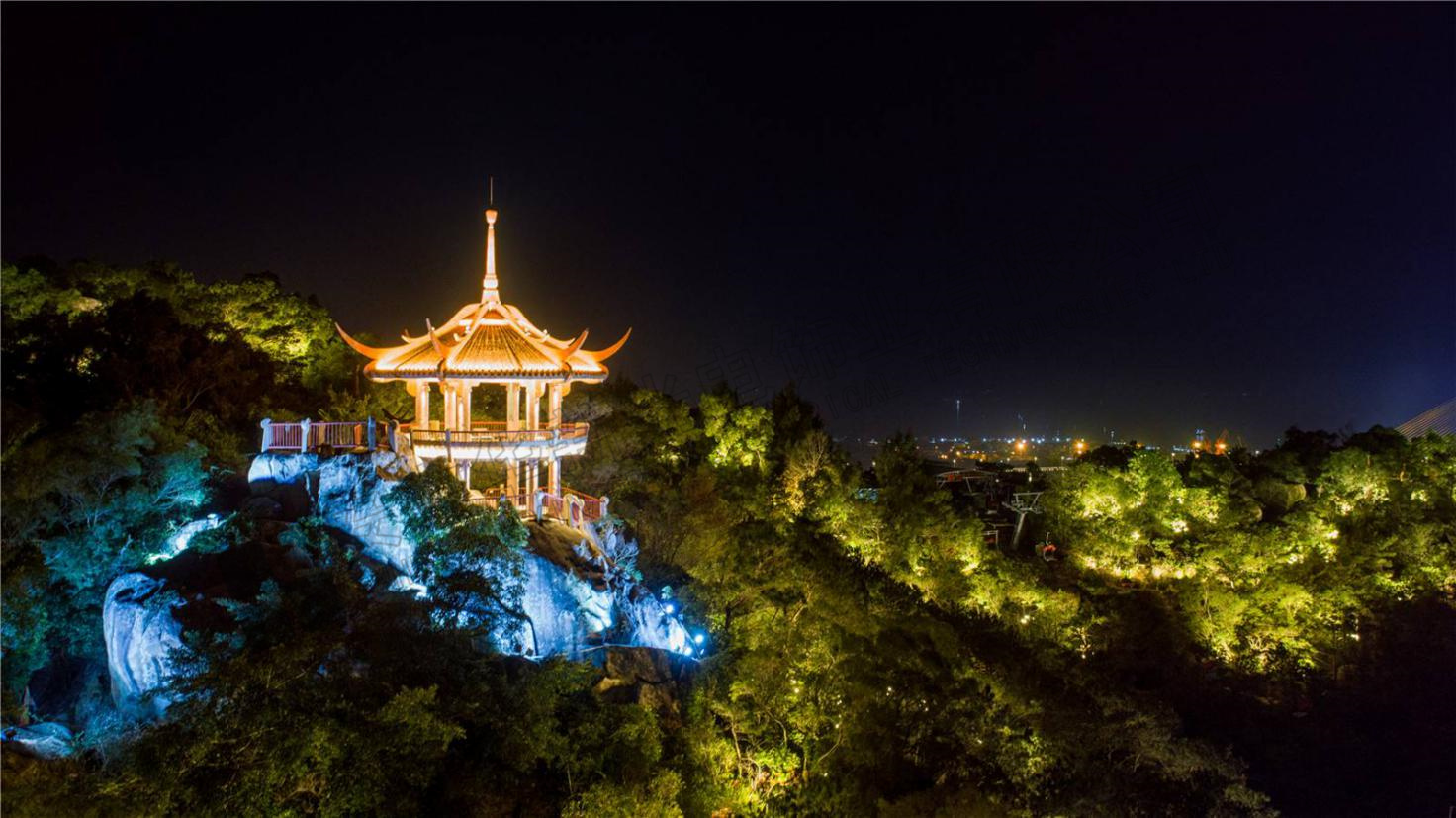 花都仙境旅游片区夜景照明工程